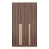 Rodrigues 3 Door Wardrobe in Rolex Brown Finish