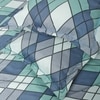 Multicolor Abstract 180 TC Flat 1 Queen  Bedsheet with 2 Pillow Covers