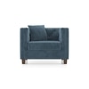 Windsor Essential 1 Seater Fabric Sofa In Ocean Weave