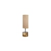 Kimberly Beige bamboo & solid wood table lamp