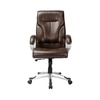 Adiko High Back Executive Revolving Office Chair In Brown