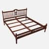 Nilaya Sheesham Wood King Size Non Storage Bed in Honey Oak Finish