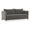 Florence Luxe 3 Seater Fabric Sofa in Ash Grey Velvet Colour