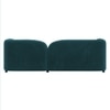Homro Velvet 3 Seater Sofa in T Blue Colour