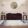 Windsor Premium 2 Seater Fabric Sofa in Deep Plum Velvet Colour