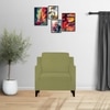 1 Seater Lime Green Sofa Cover