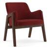 Carven Lounge Chair in Red Colour