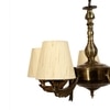 Devansh Steel Wall Mounted Lamp With Off-White Cotton Shade