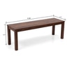 Arabia Bench Teak Finish