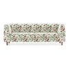 Rubik Luxe 3 Seater Fabric Sofa in Clara Velvet Colour