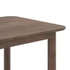 Dane Solid Wood 6 Seater Dining Table with 6 Dane Solid Wood Dining Chair (Finish: Danish Walnut)