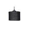 Hugo Black Natural Fiber Cluster Hanging Light