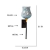 Devansh Metal Electric Wall Light in Black Colour with Multi Shade Count of 1 Light