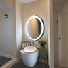 Oval Shape Lighted LED Mirror Modern  Vanity Mirror