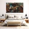 The Castle Decor Women Abstract Wall Painting Wooden Framed Digital Painting 27x48 Inch (Style 1)