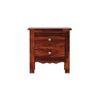 Cabalo Solid Wood Side Table in  Honey Oak Finish