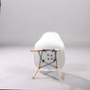 Kepler Brooks Leo Cafeteria Dining Chair in White Colour