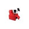 Flix Solid Wood One Seater Motorized Recliner in Red Colour