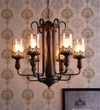 Eliante 6-Light Chandelier, Mild Steel Modern Ceiling Fixture For Living Room And Dining Room