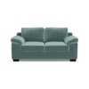 Esquel Luxe 2 Seater Fabric Sofa in Dusty Turquoise Velvet Colour