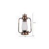 Harper White Metal Wall Mounted Lantern Lamp