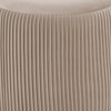 Snuggle Up Spot Velvet Pouf Stool in Beige Colour