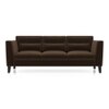 Lewis Sofa (Colour : Dark Earth, Cushion : Soft, Seater : 3+1+1)