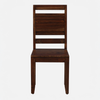 Anitz Solid Wood 4 Seater Dining Set With 4 Chairs in Provincial Teak Finish