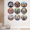 The Castle Decor Lord Shiva Wall Art Set of 9 Spiritual Decorative Prints