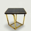 Prestige Metal Side Table in Gold Colour