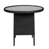 Launceston Wicker Chair In Black Finish