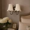 Devansh Metal Electric Wall Light in Gold Colour with Multicolor Shade Count of 1 Light