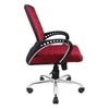 Smart Ergonomic Chair With Breathable Red Mesh Fabric