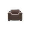 Esquel Essential 1 Seater Fabric Sofa in Daschund Brown Colour