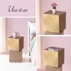 Floating Iron Side Table in Gold Colour