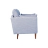 Arihana Fabric Arm Chair in Blue Color