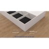 Joben Engineered Wood King  Size Bed With Box Storage (Walnut Finish)