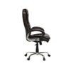 Ettorez Vanity Hb Premium Leatherette Chair In Brown Colour