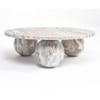 Bejoy Marble Coffee Table In Creem Finish