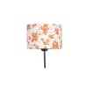 Perla Multi Cotton shade with Iron floor lamp