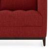 Florence Premium 3 Seater Fabric Sofa in Salsa Red Colour