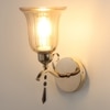 Eliante Modern Wall Lights Mild Steel & Glass Material Gold & Champaign Finish