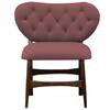 Twilight Solid Wood Accent Chair in Pink Colour