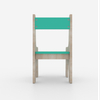 Topolino Engineered Wood Kids Chair in Teal Colour