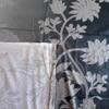 Hera Grey Floral 400 TC Cotton Flat Single Size Bedsheet with 2 Pillow Covers – Threads