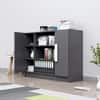 Hexa Engineered Wood Bookshelf in Slate Grey Colour