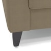 Franco 1 Seater Leather Sofa in Cappuccino Colour