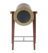 Star Gold Light Study Lamp in Brown Shade