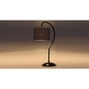 Black cotton Curvy table lamp with Iron Base (SP02)