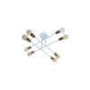 Eight Head Sputnik White Mordern Chandelier